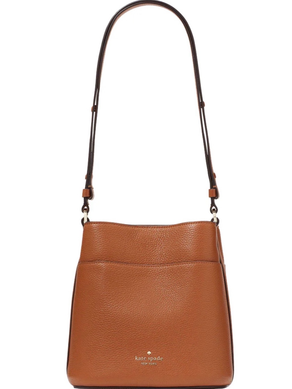 KATE SPADE Leila Small Bucket Bag in Warm Gingerbread KE489 - Picture 2 of 6